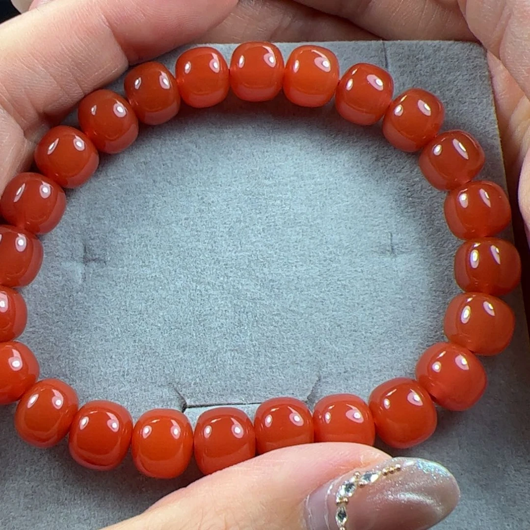 南红玛瑙手串未镶嵌