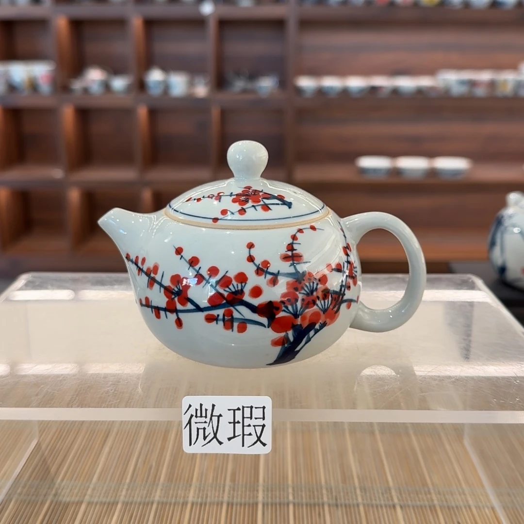 釉下彩纯手绘微瑕