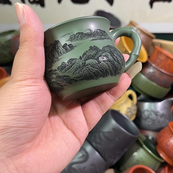 茶杯紫砂全手工紫砂主人杯