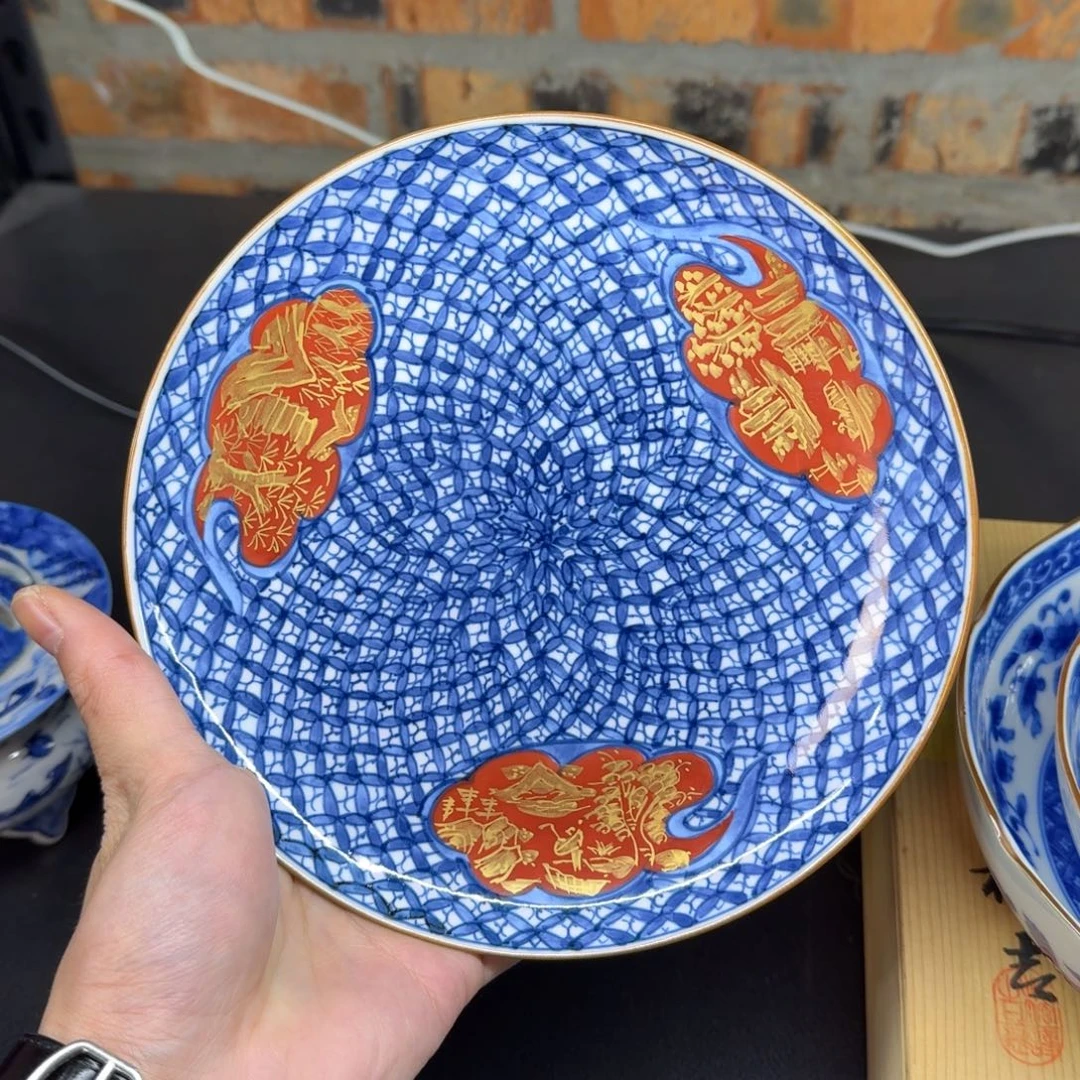 瓷片恭喜发财万事如意