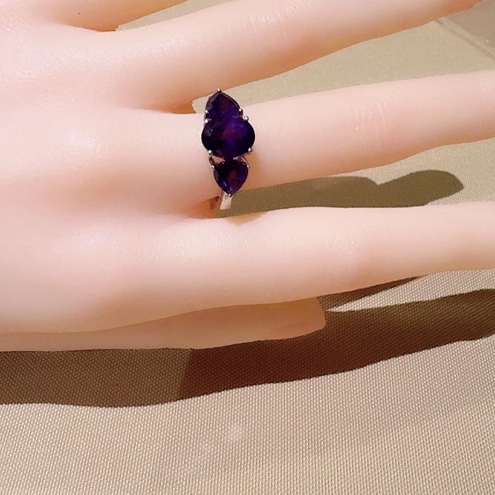 大理石铁合金戒圈15
