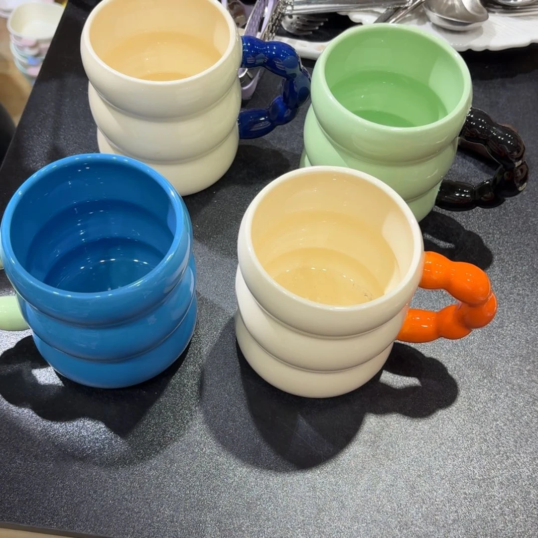 瓷四个杯子四个杯子