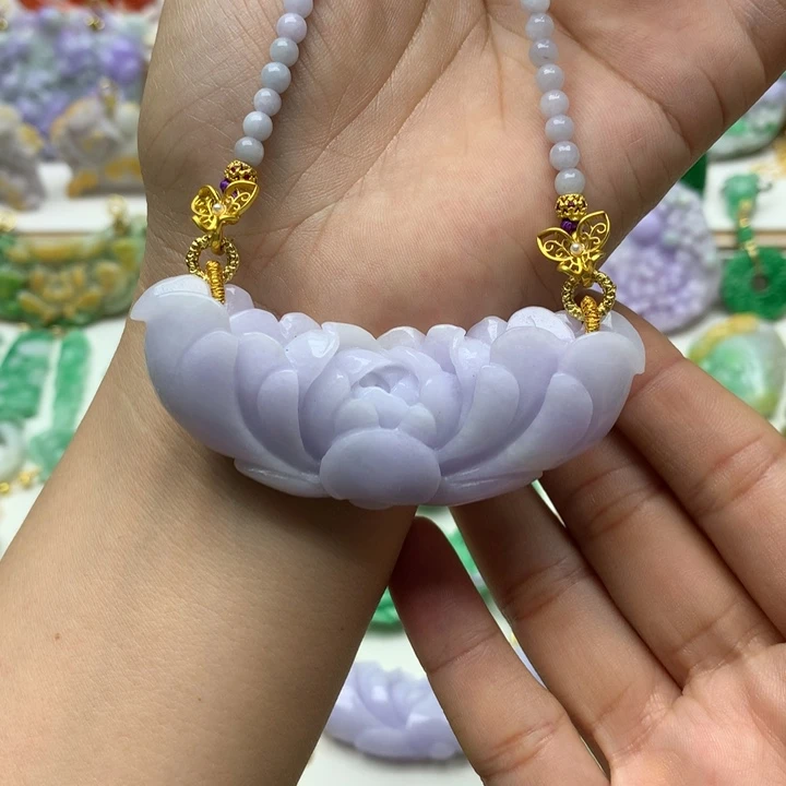 颈饰未镶嵌翡翠翡翠