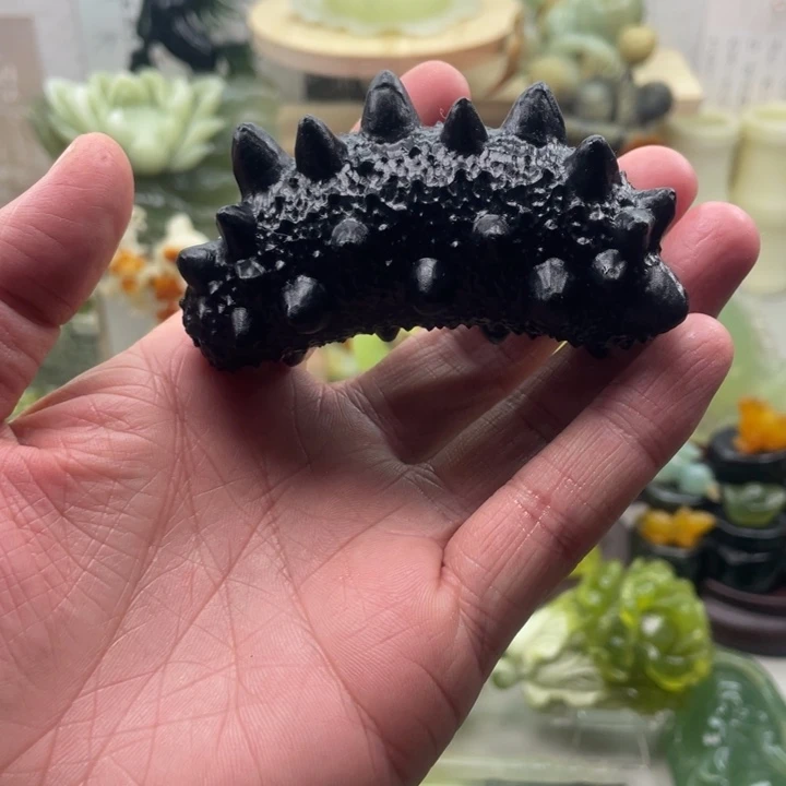 蛇纹石玉未镶嵌四大名玉手把