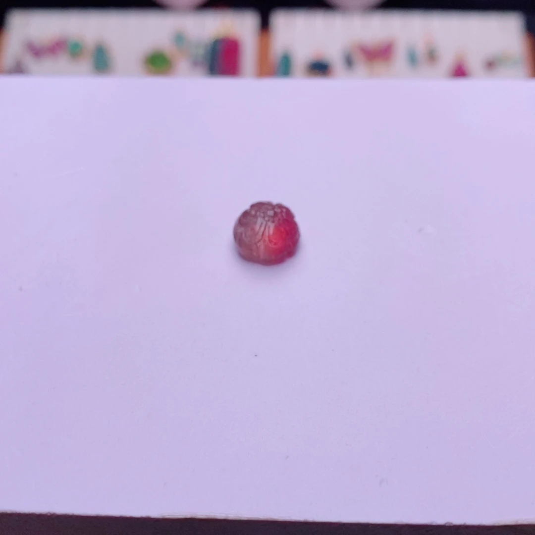 未镶嵌单颗格桑花m碧玺