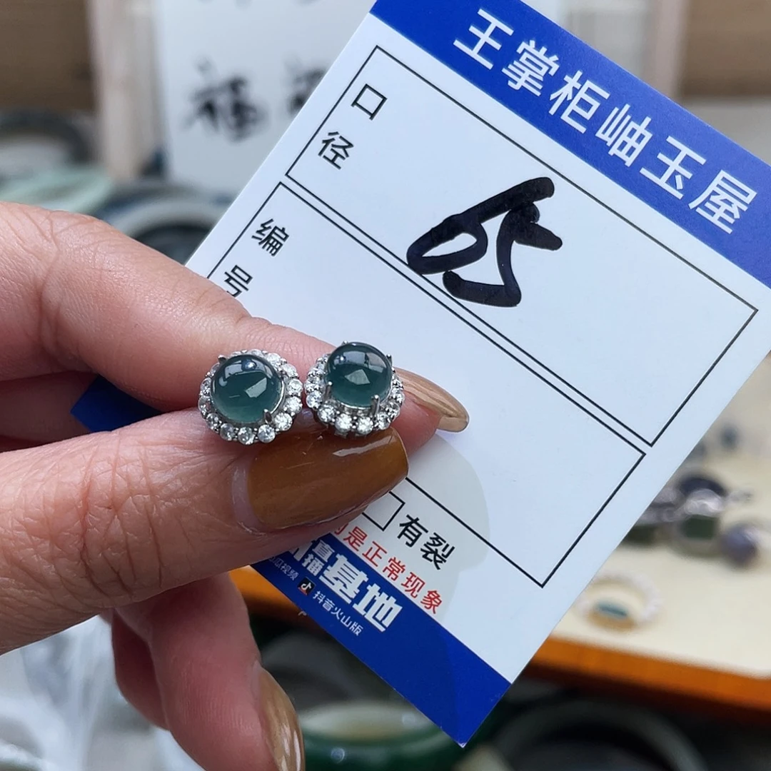 翡翠银S925镶嵌颈饰