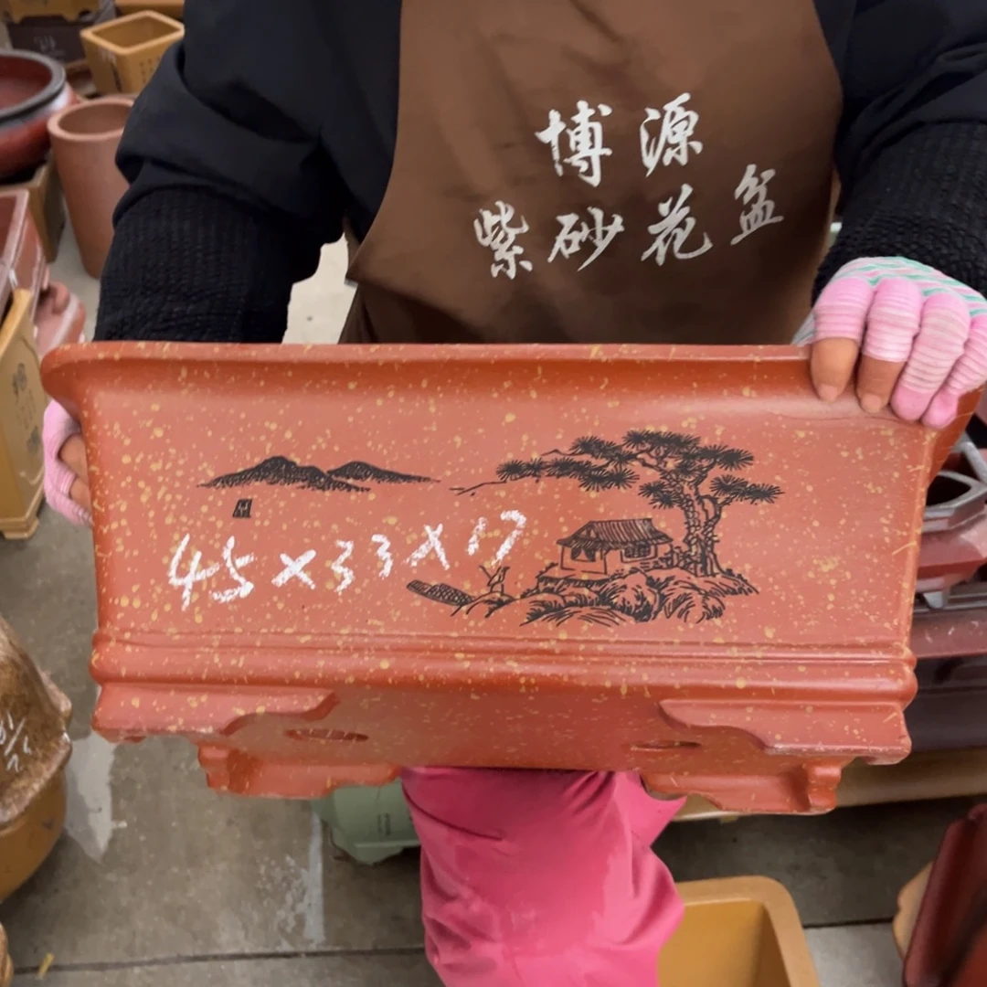 紫砂花盆盆景艺术