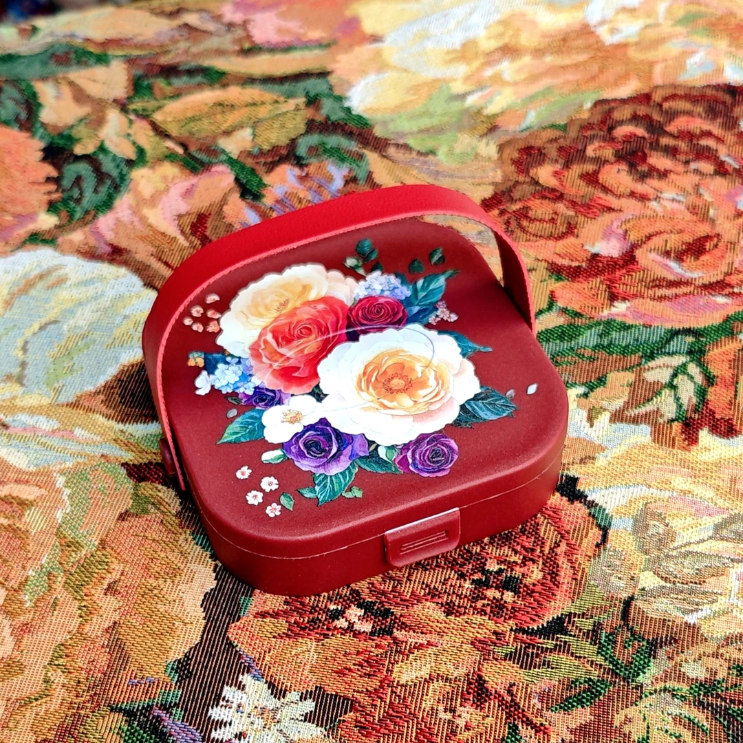 复古花卉吊带指甲刀套装 全套指甲剪家用防飞溅修美甲工具