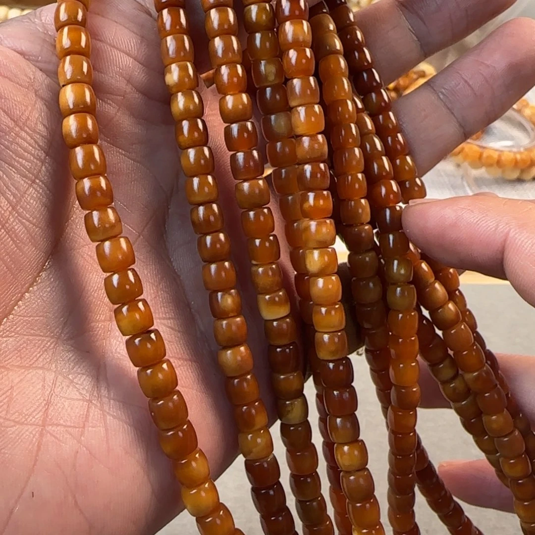 星月菩提吊坠特6×5极致玉化直切脖挂