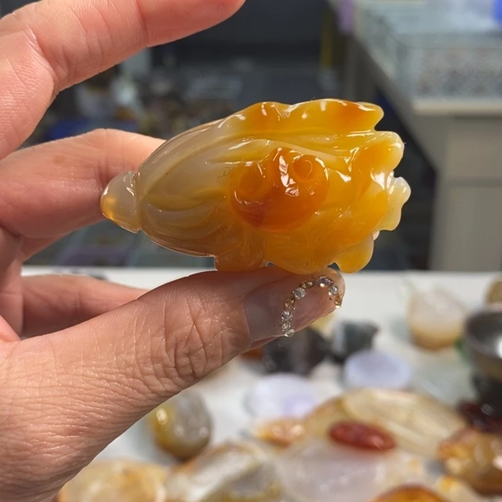 玛瑙/玉髓吊坠(不含链)未镶嵌