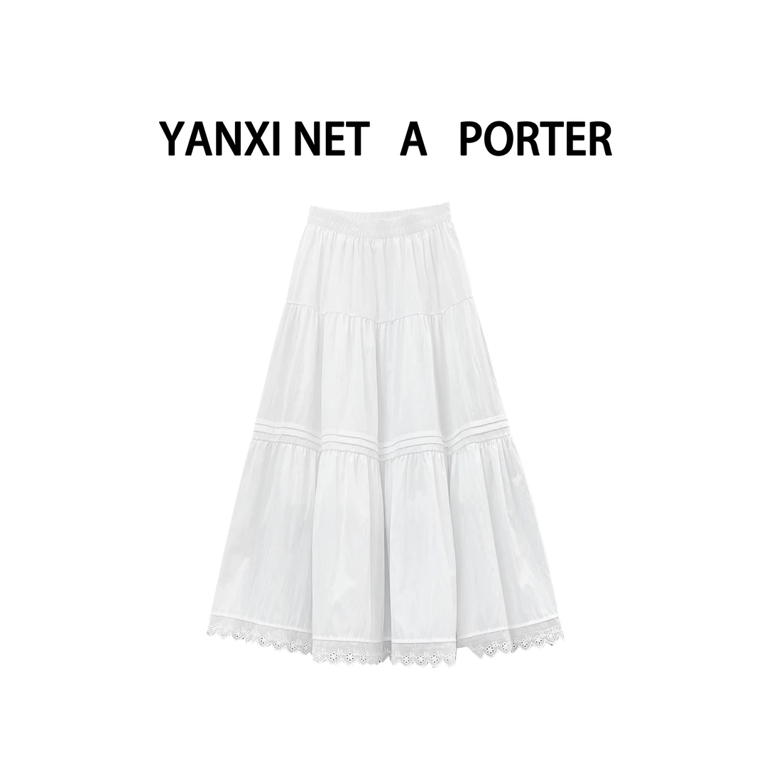 【4.2严选新品】复古文艺风白色半裙