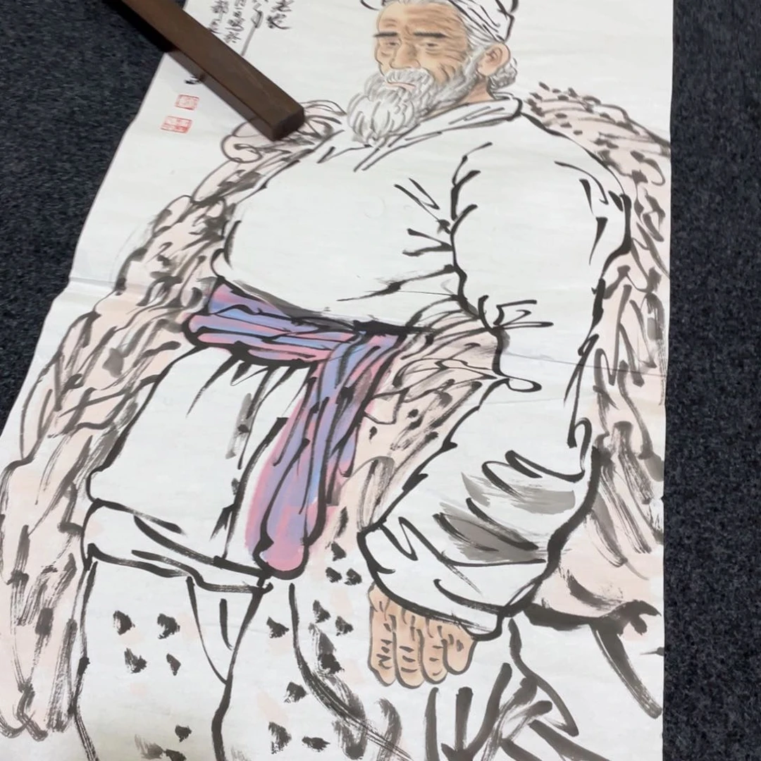 国画国画作品画心一张