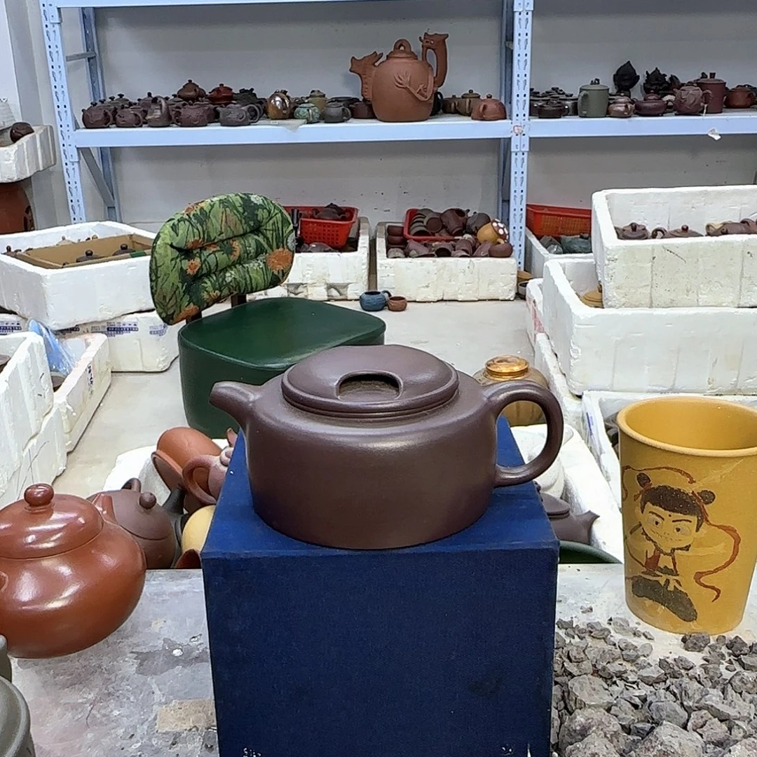 茶壶紫砂宜兴紫砂壶瑕疵处理
