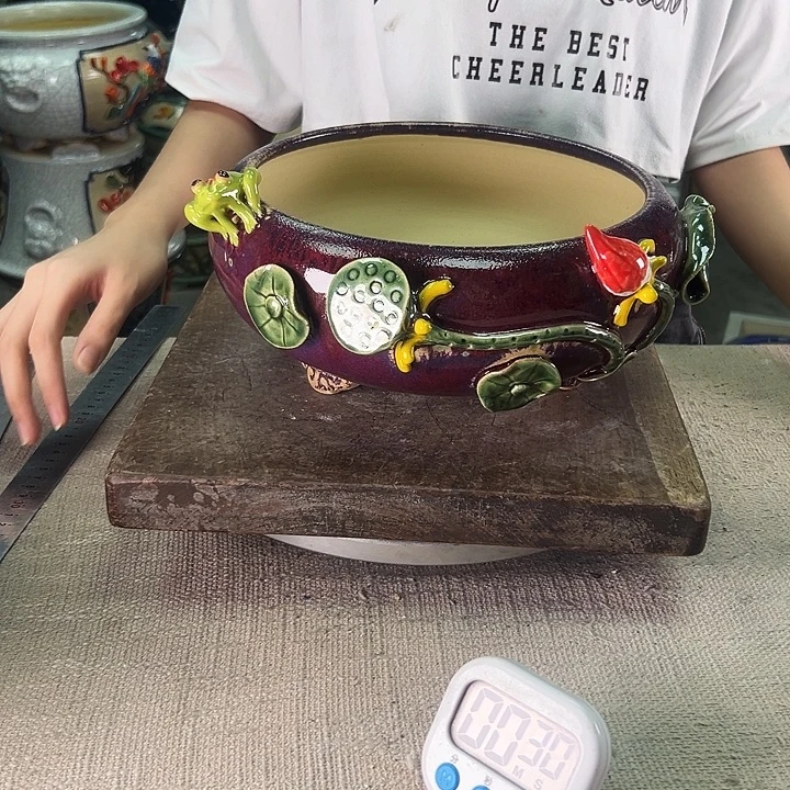 泳坤堂石湾盆陶瓷