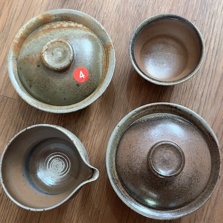****涯文枫堂纯手工柴烧新品四件套