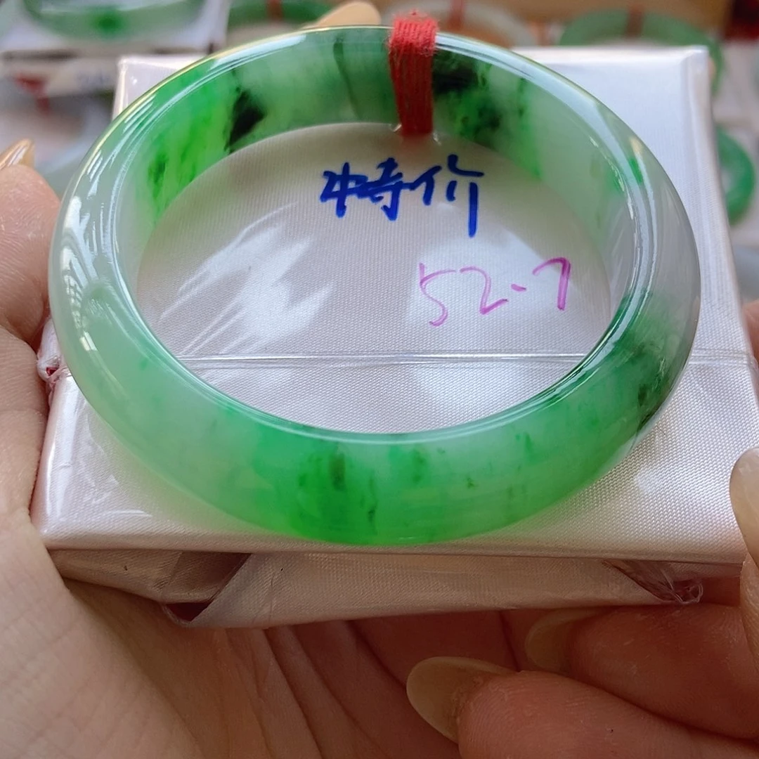 未镶嵌手镯翡翠颜***2手镯