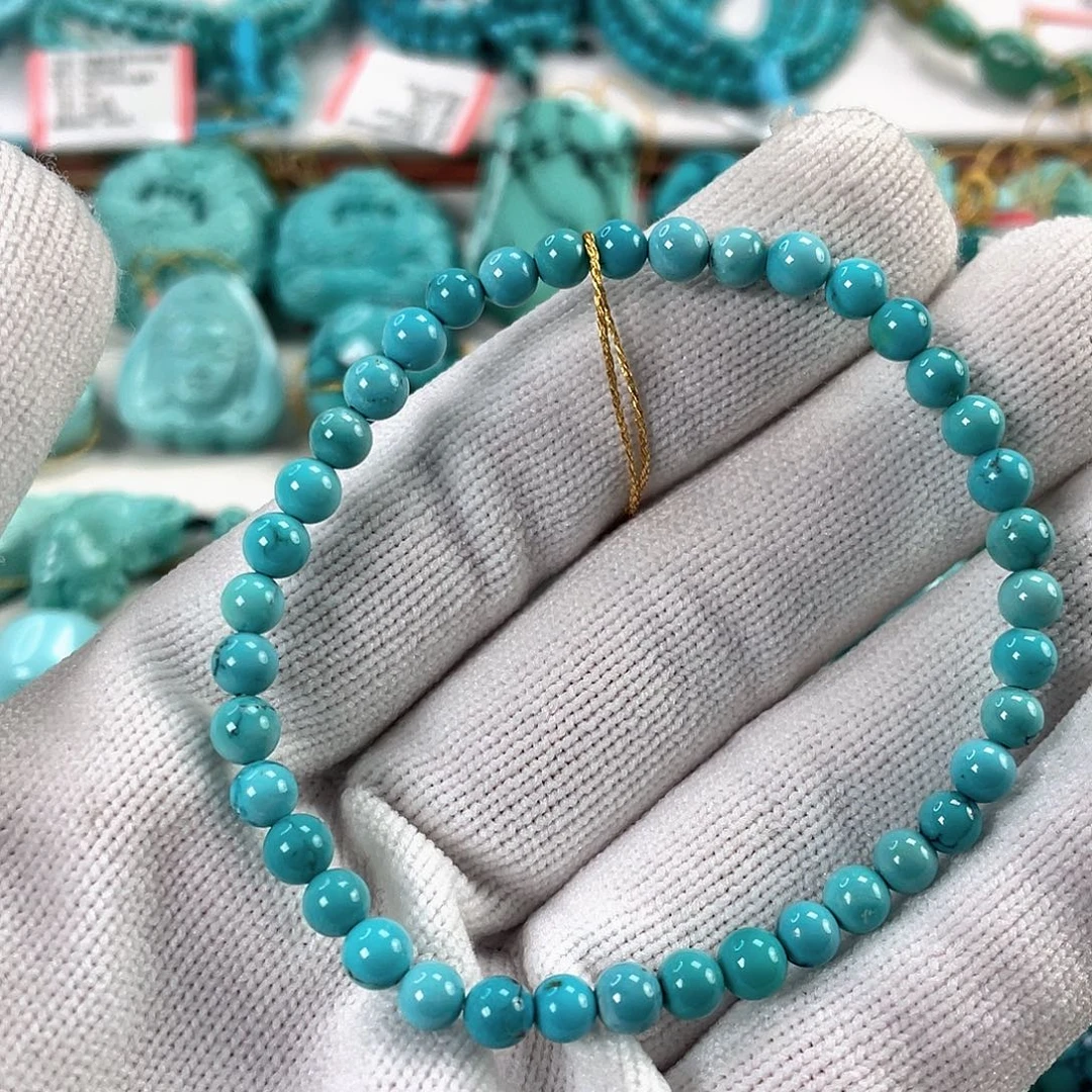 绿松石未镶嵌车挂