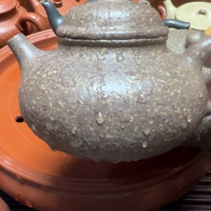 一***乱紫砂茶壶宜兴原矿龙背青