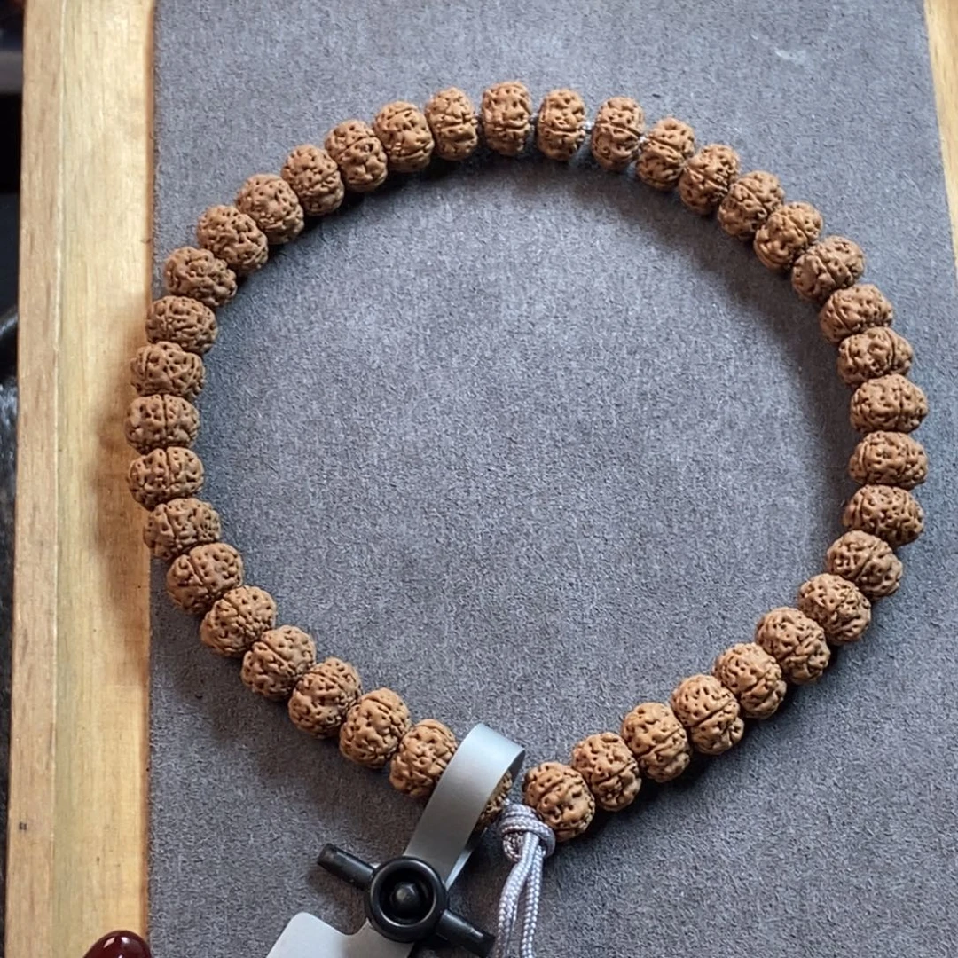 金刚菩提吊坠平细单圈9