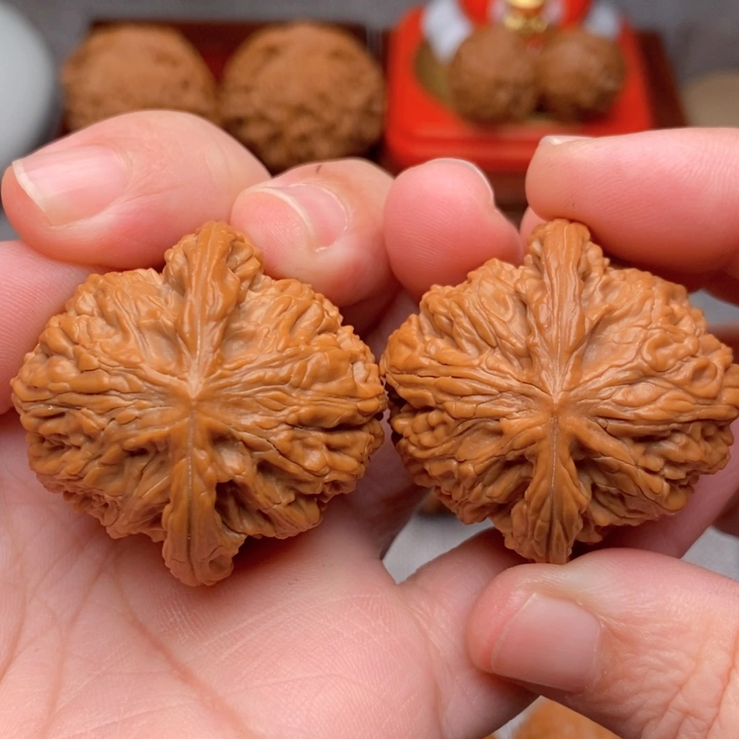 文玩核桃把件37全品毕业山地石子磨