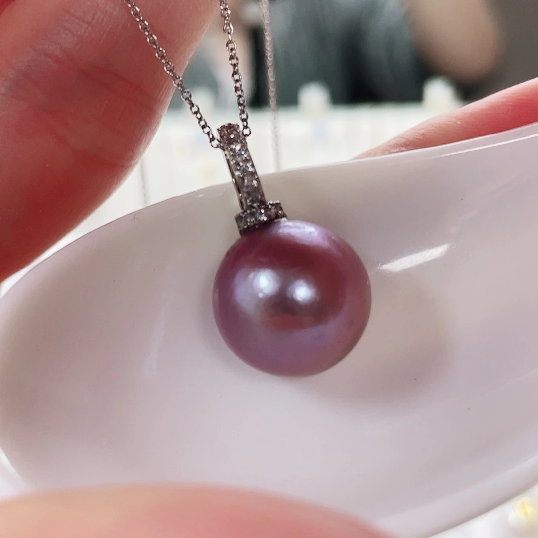 淡水珍珠吊坠(赠链)合金