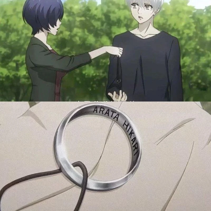 钛钢戒指 动漫东京喰种有田光周边戒指董香戒指不掉色指环潮