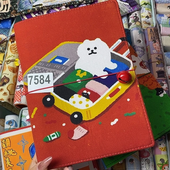 织绣A5活页不带纸7584