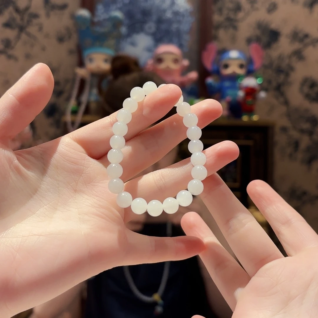 手链未镶嵌和田玉手串