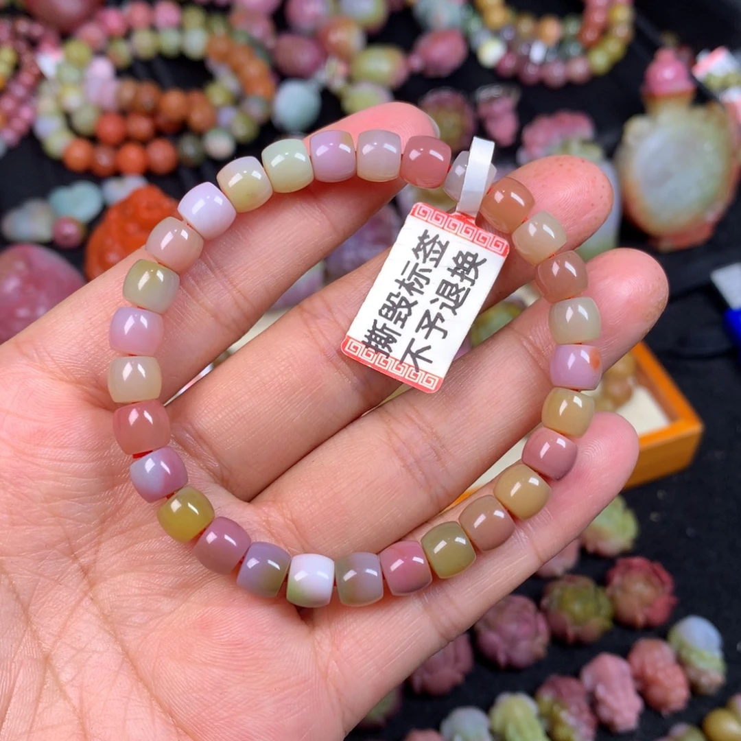 玛瑙/玉髓未镶嵌手链