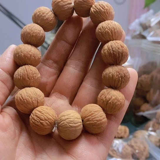 【闪购商品】把件文玩核桃凤羽手串