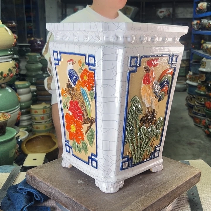 C***y泳坤堂石湾花盆陶瓷