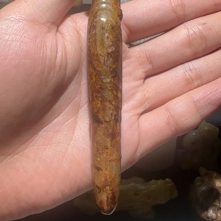 用***5未镶嵌和田玉（糖玉）挂件