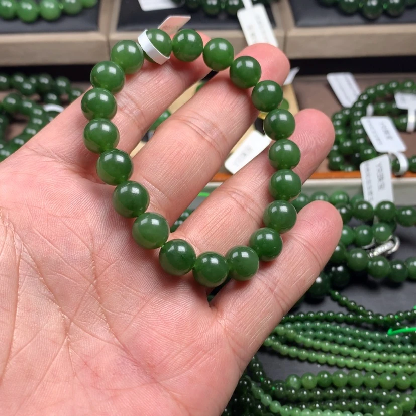 【闪购商品】和田玉（碧玉）手链未镶嵌兜*兔10