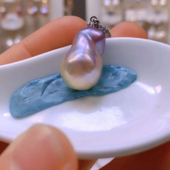 淡水珍珠颈饰合金