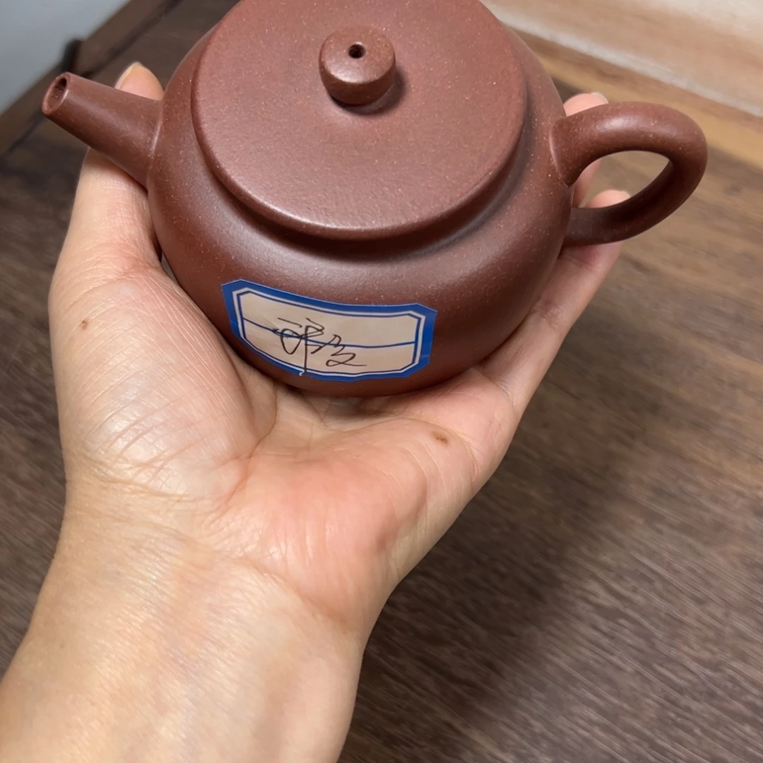 茶壶紫泥平盖莲子160cc微瑕