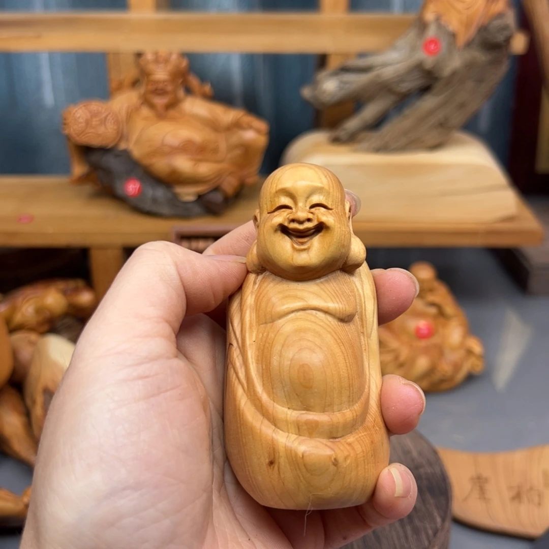 柏木崖柏木摆件手把件90
