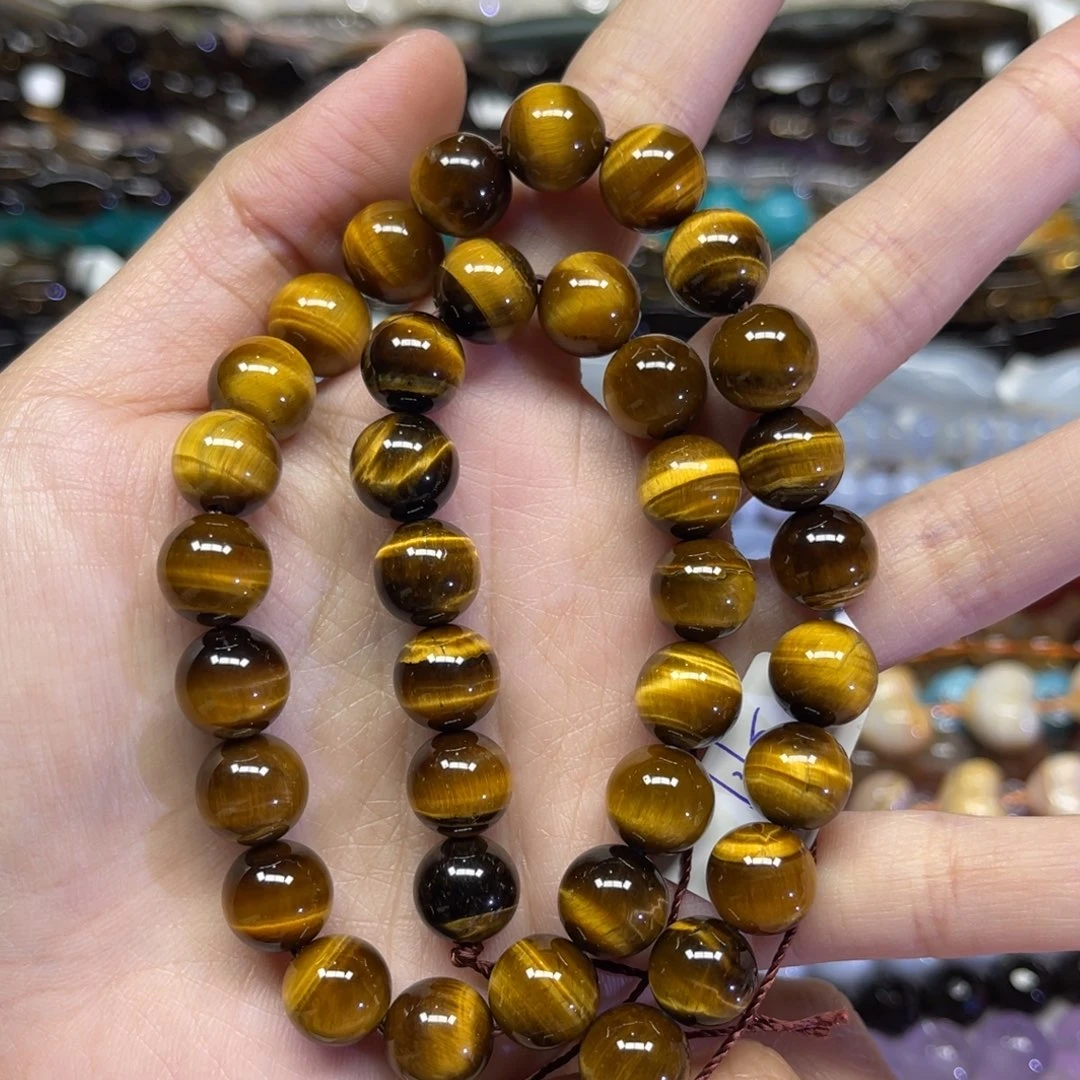 玛瑙/玉髓散珠天然双A闪电虎卡10.6长条38厘米