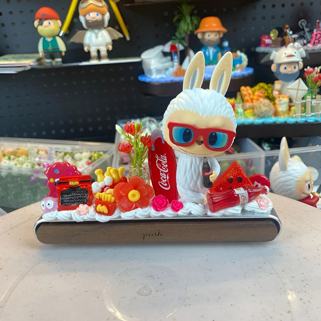 手工DIY拉布布车载摆件