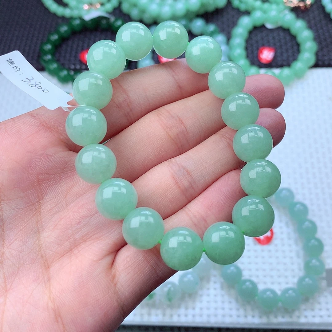 翡翠未镶嵌毛衣链卡12.5