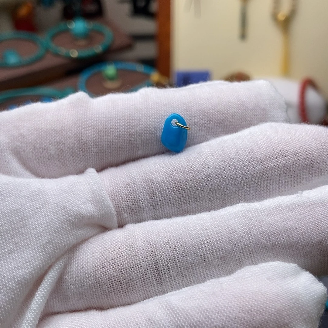 绿松石未镶嵌松石配饰h