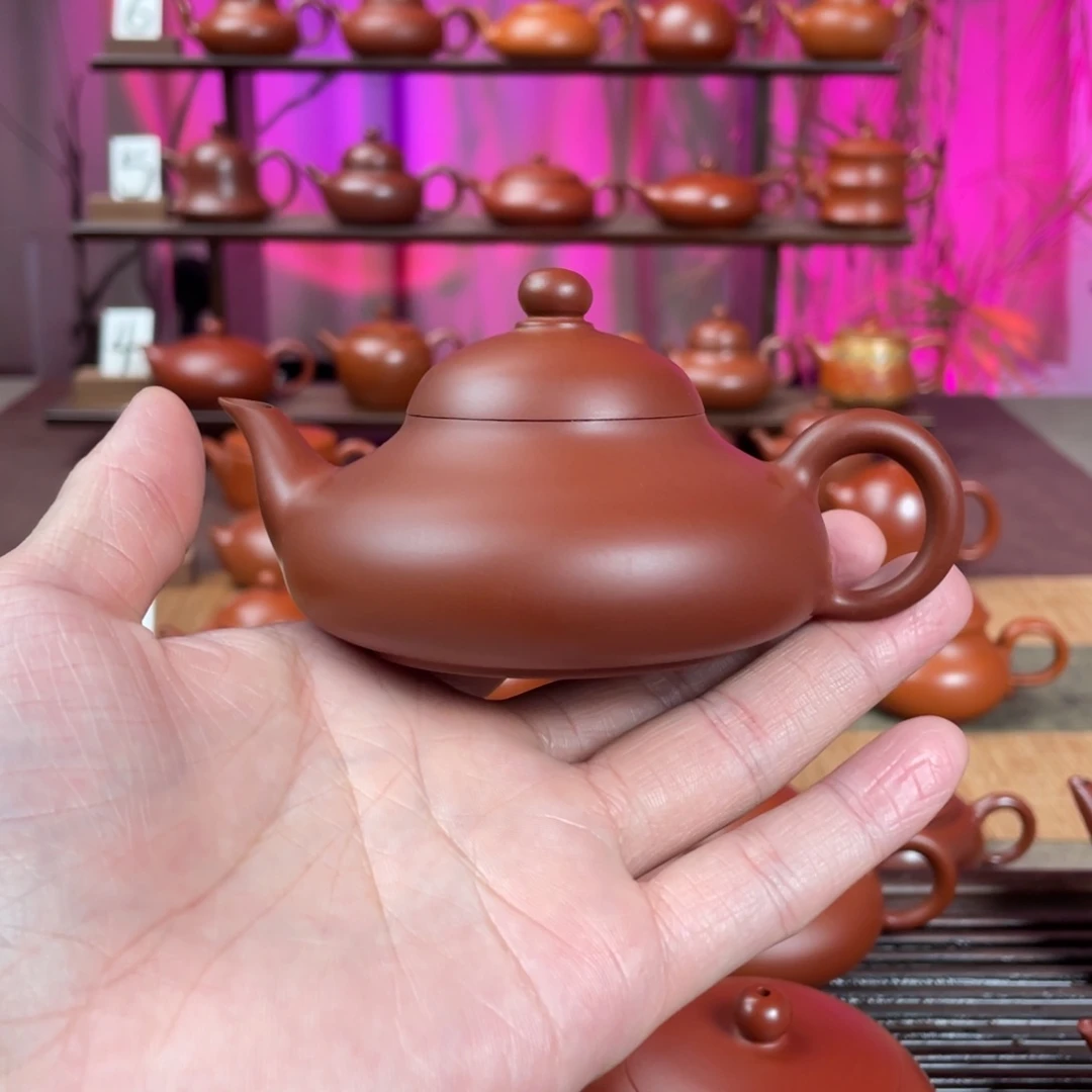 优***S紫砂茶壶陈腐矮梨120cc