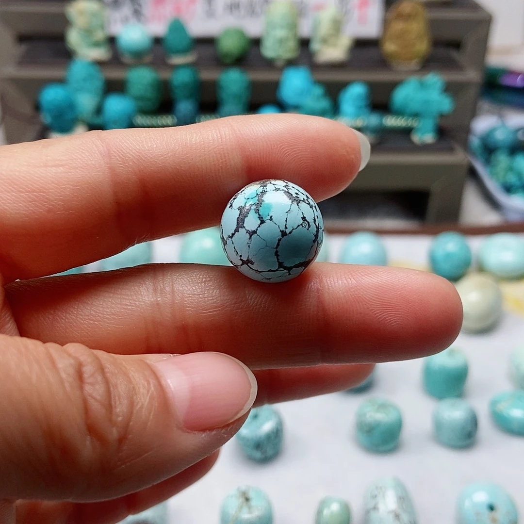 绿松石珠宝半成品未镶嵌