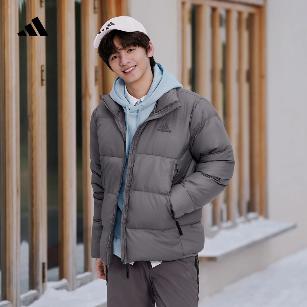 阿迪达斯官方舒适休闲保暖鸭绒羽绒服男女款秋冬新款轻运动KF6761
