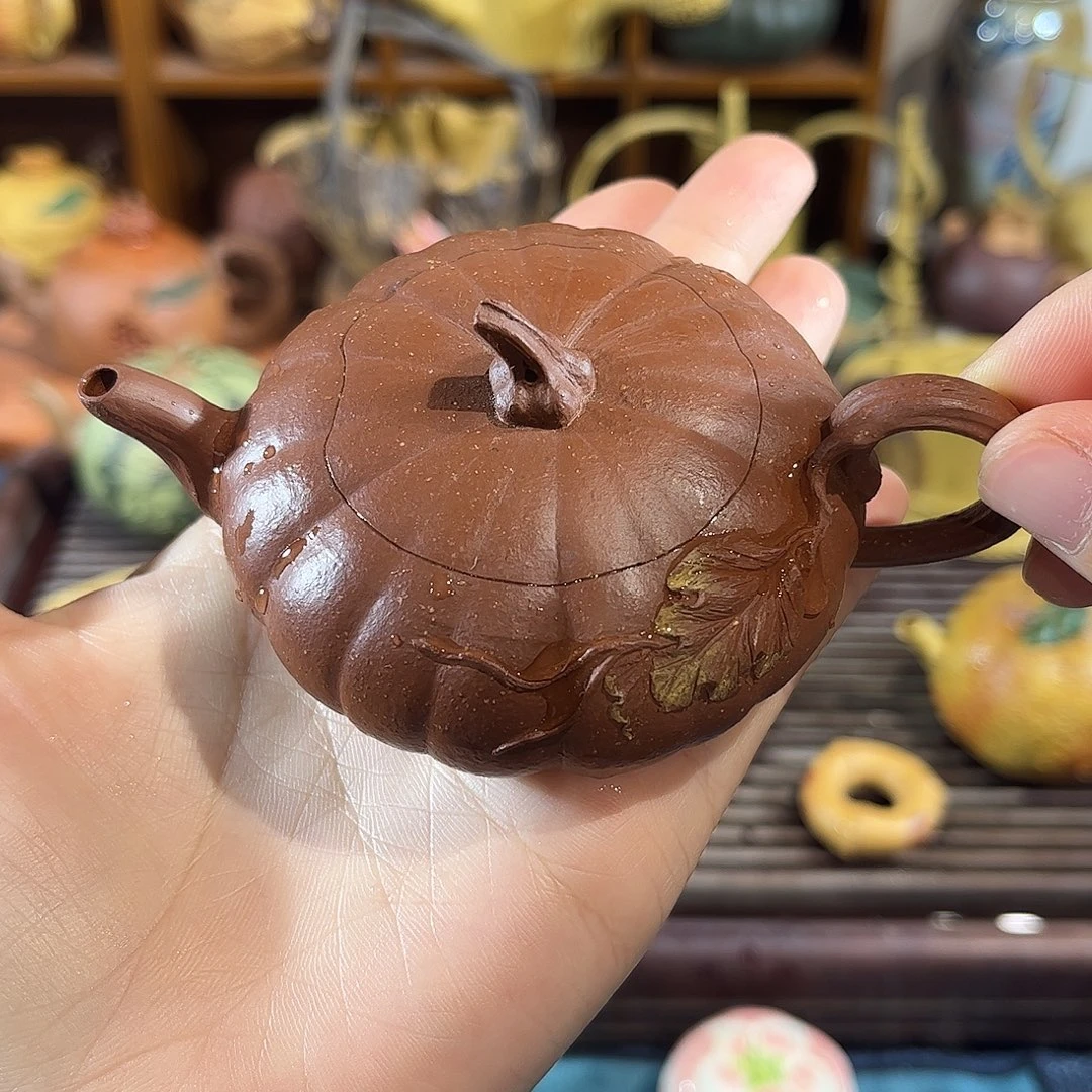 茶壶紫砂南瓜小品
