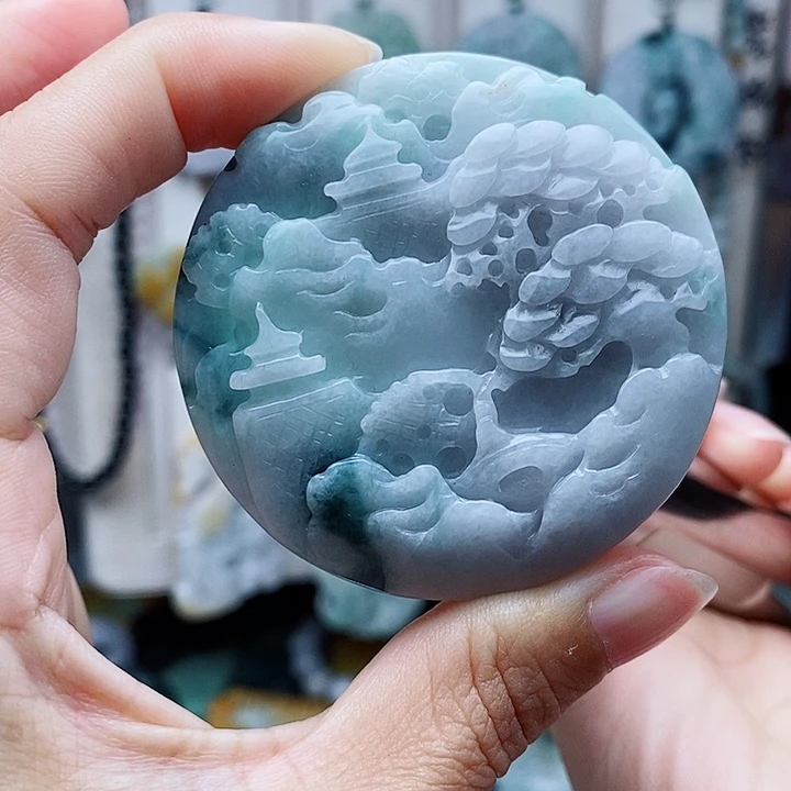 翡翠未镶嵌颈饰翡翠