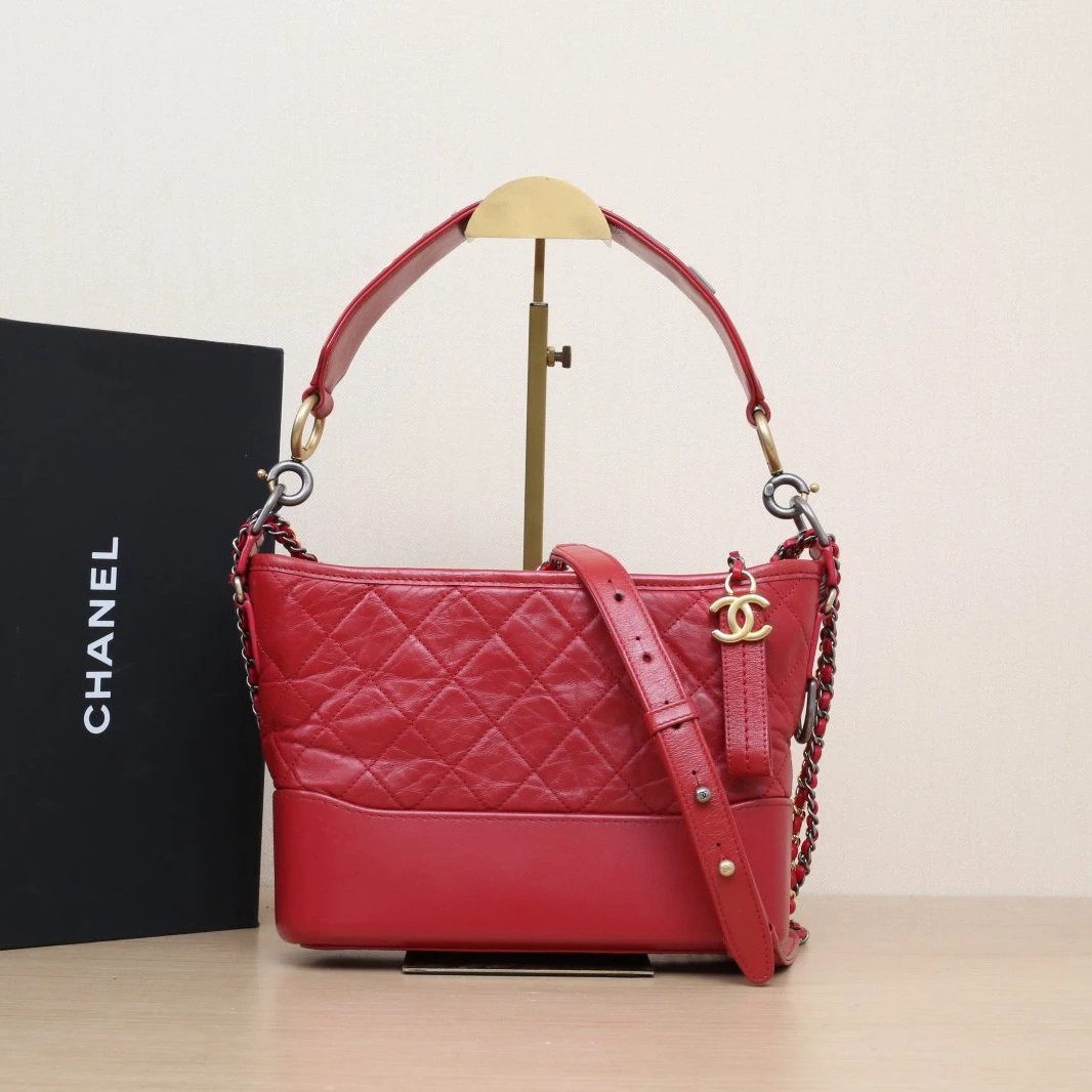 95新 Chanel/香奈儿 【双双】流浪 新中号 26cm 29开 宽LOGO手提