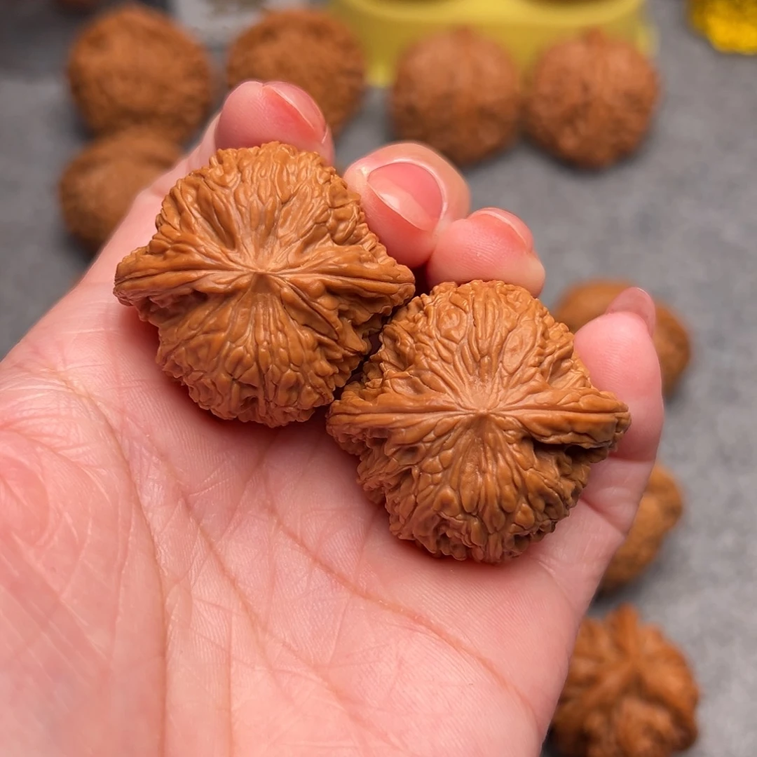 把件文玩核桃精品磨盘狮子头36+全品