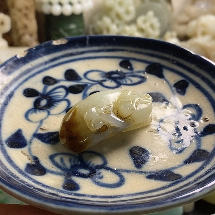 挂坠丝***堂工艺品瓷盘内挂坠