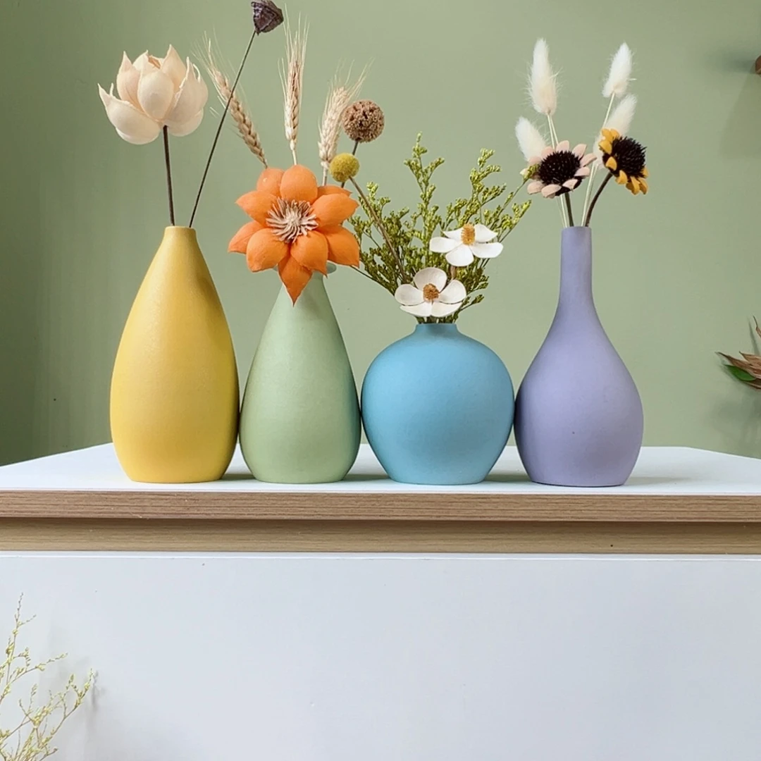 摆件花瓶带花高度20-30厘米左右