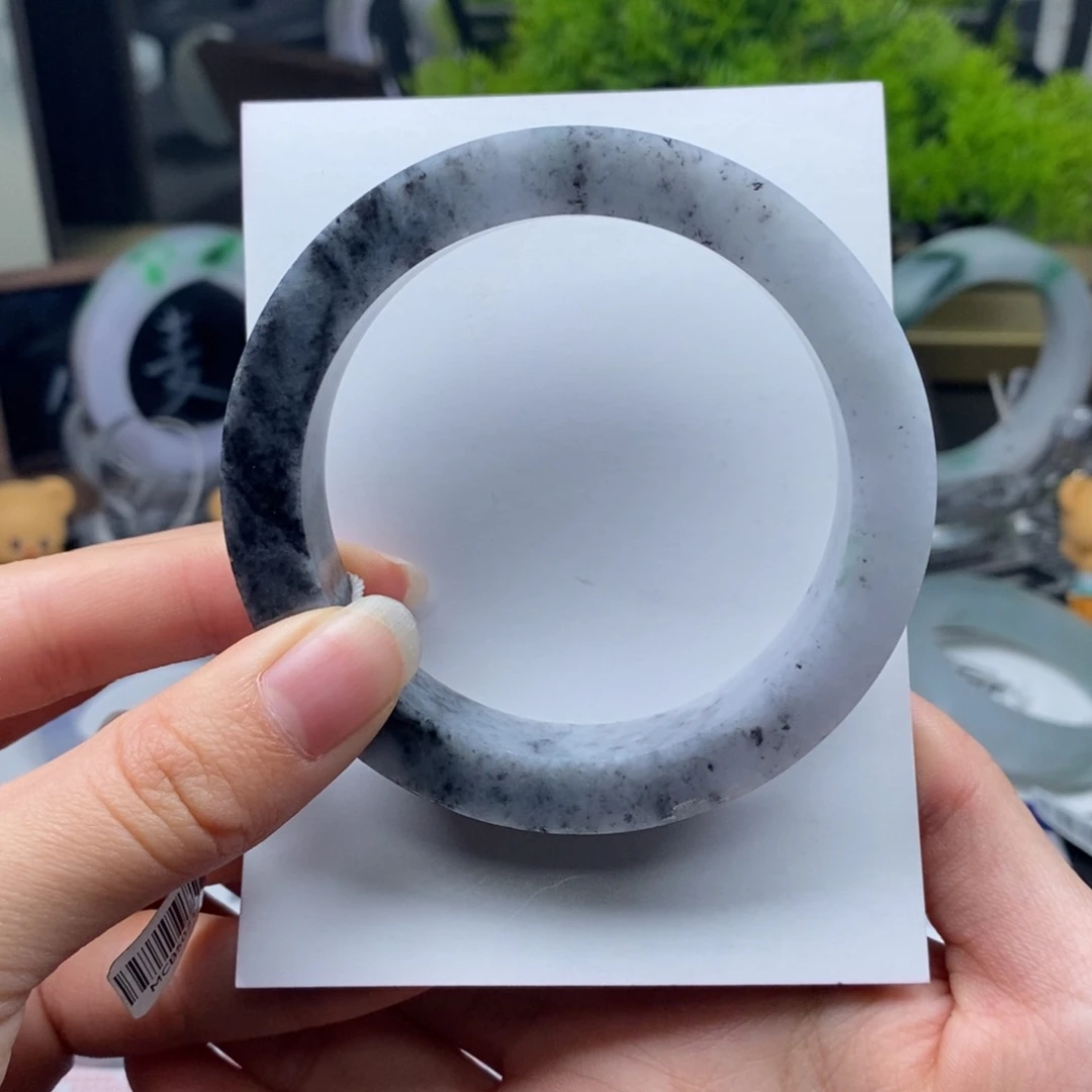 未镶嵌手镯定制翡翠太极乌鸡